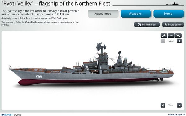 Pyotr Veliky – flagship of the Northern Fleet - Sputnik International