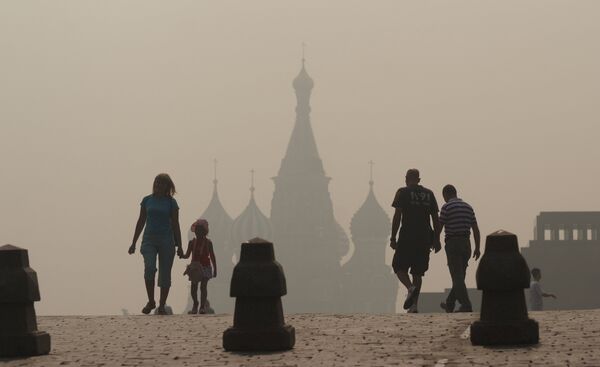 Moscow heat breaks third record in August - Sputnik International