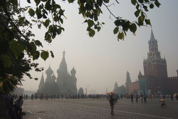 Moscow has been hit by smog - Sputnik International