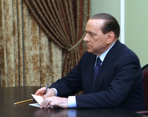 Italian Prime Minister Silvio Berlusconi - Sputnik International