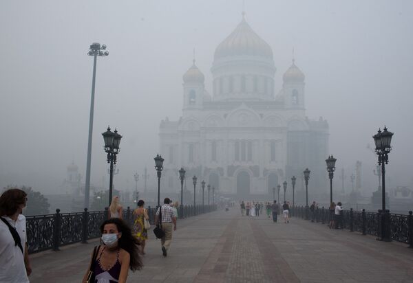 Smog in Moscow - Sputnik International