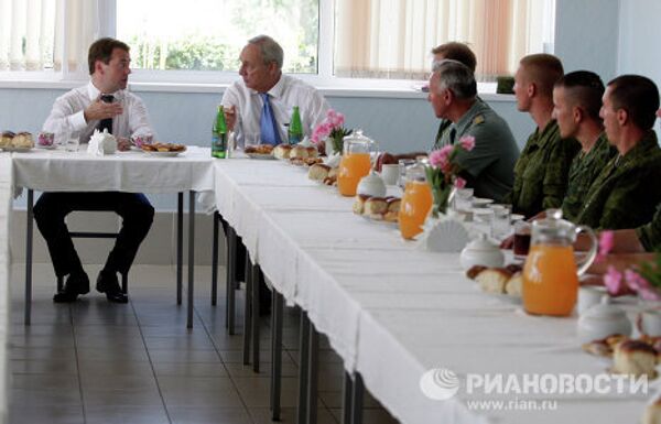 President Dmitry Medvedev visits Abkhazia - Sputnik International