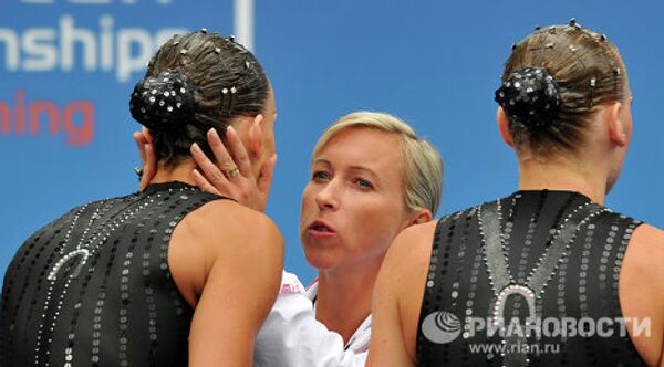 Russian women unstoppable in synchronized swimming - Sputnik International