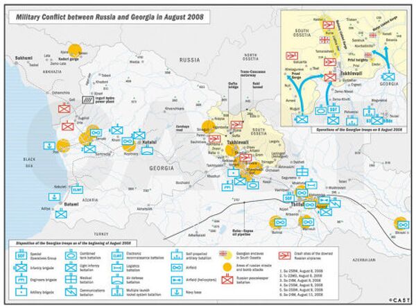 Military conflict between Russia and Georgia in August 2008 Military conflict between Russia and Georgia in August 2008 - Sputnik International