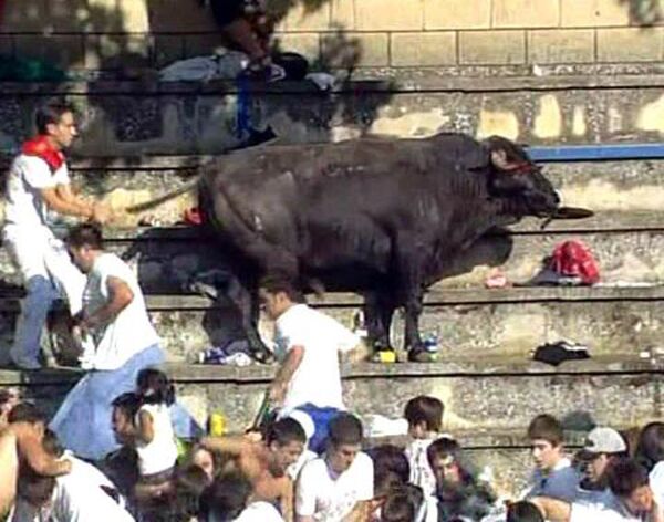 Enraged bull injures 30 at bullfight in Spain - Sputnik International