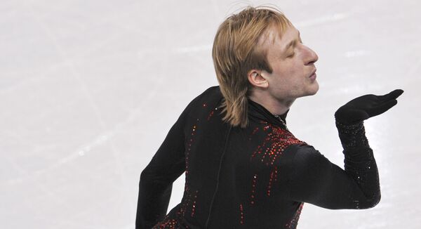 Evgeny Plushenko takes to the ice at the European Figure Skating Championships on Monday for his first international competition since the 2010 Vancouver Olympics. - Sputnik International