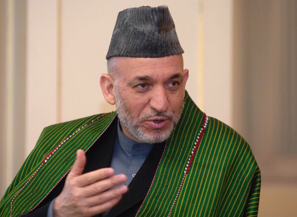 Afghan President Hamid Karzai - Sputnik International