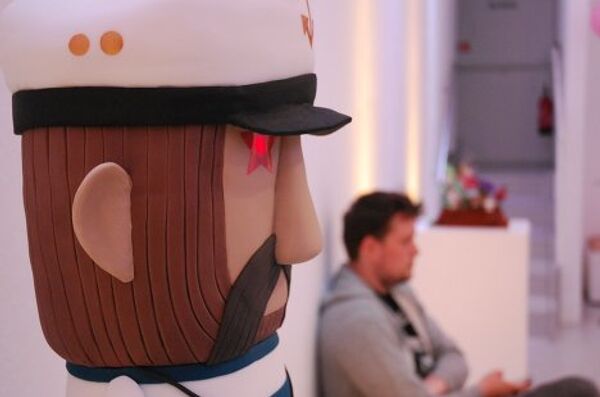 Edible fingers, sweet hamburgers and sugar deers at Cake Britain - Sputnik International