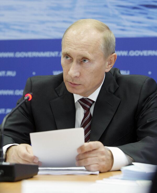 Russian Prime Minister Vladimir Putin in Norilsk - Sputnik International