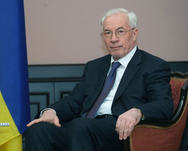 Ukrainian Prime Minister Mykola Azarov - Sputnik International