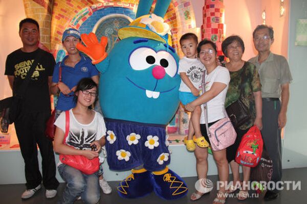 The Day of Knowledge in the Russian pavilion at World Expo - Sputnik International