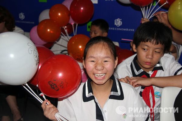 The Day of Knowledge in the Russian pavilion at World Expo - Sputnik International