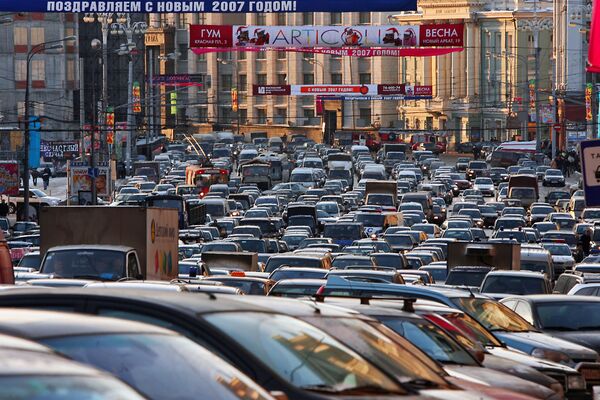 Moscow Named City With World’s Worst Traffic - Sputnik International