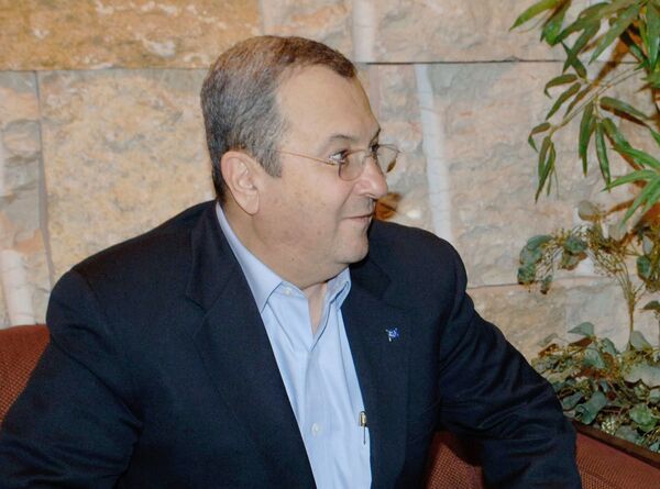 Israeli defense minister Ehud Barak - Sputnik International