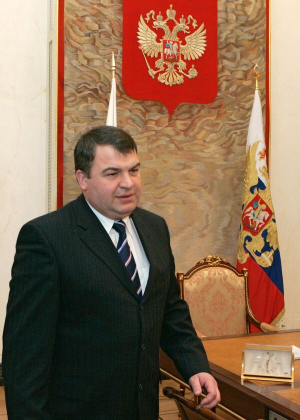 Defense Minister Anatoly Serdyukov - Sputnik International