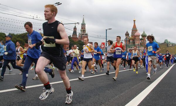 Runners from 400 Russian cities and 40 foreign countries are expected to take part in the event. - Sputnik International