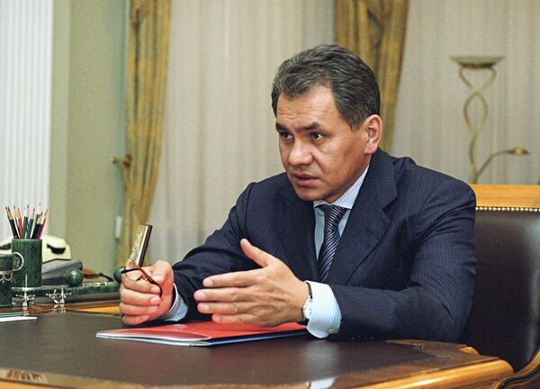 Russian Emergencies Minister Sergei Shoigu - Sputnik International