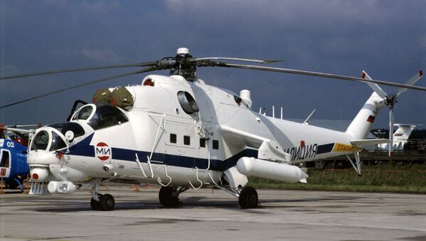 Russian Mi-35 helicopter gunship - Sputnik International