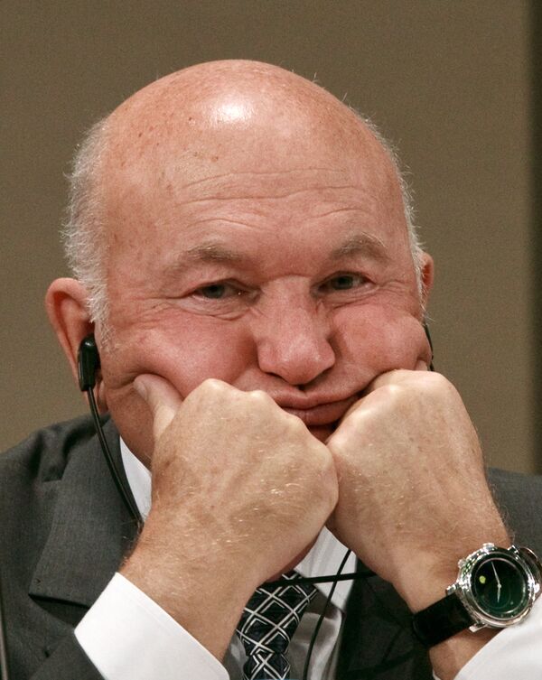Moscow mayor Yury Luzhkov  - Sputnik International