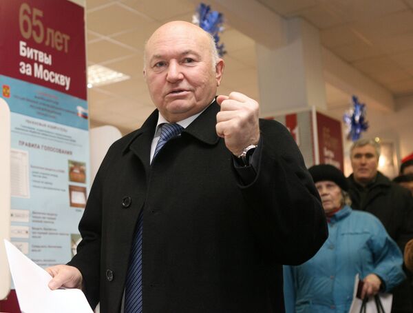 Moscow ex-Mayor Luzhkov - Sputnik International