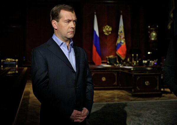 Russian president Dmitry Medvedev - Sputnik International