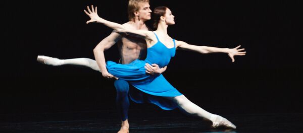 У.Лопаткина, И.Кузнецов во время выступления У.Лопаткина, И.Кузнецов во время выступления - Sputnik International