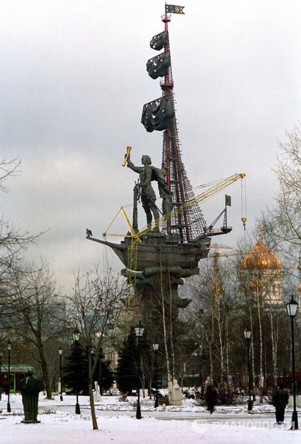 Peter the Great Statue: 98 meters of bronze, steel and copper - Sputnik International