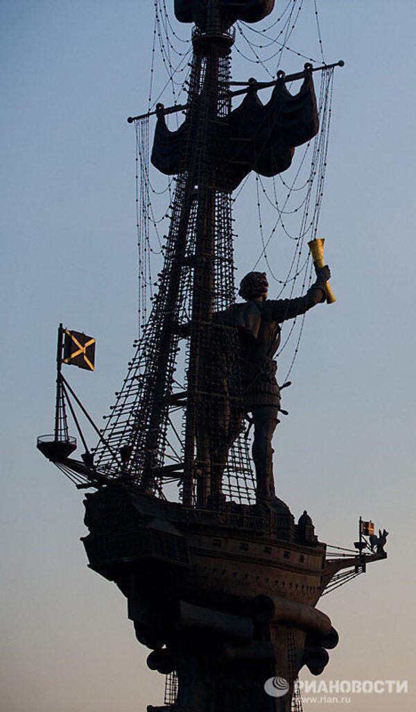 Peter the Great Statue: 98 meters of bronze, steel and copper - Sputnik International