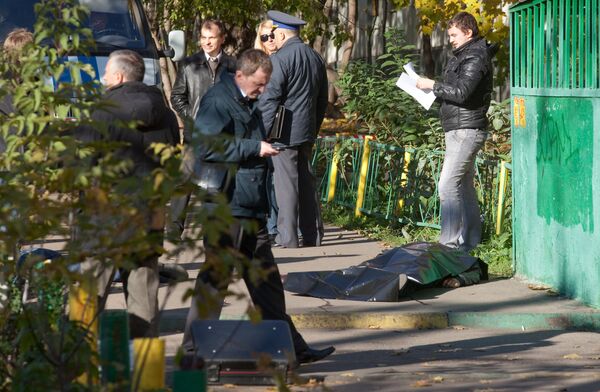 Businessmen shot dead on Moscow street - Sputnik International