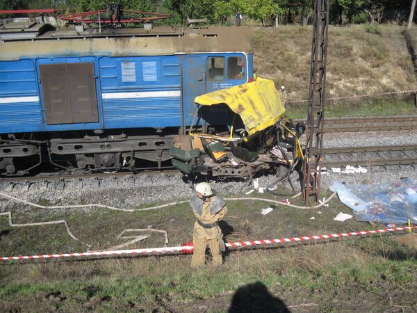 Ukraine's railroad accident - Sputnik International