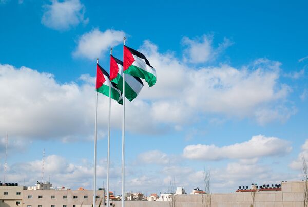 Palestinian flags - Sputnik International