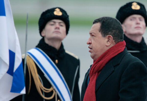 Venezuelan President Hugo Chavez visits Moscow - Sputnik International