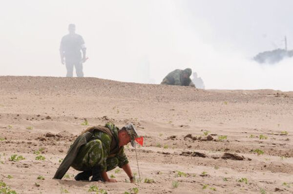 Joint exercises of engineering forces of Russia, Ukraine, Belarus and Kazakhstan in city of Volzhsky, Volgograd Region, Russia. File photo. Joint exercises of engineering forces of Russia, Ukraine, Belarus and Kazakhstan in city of Volzhsky, Volgograd Region, Russia. File photo. - Sputnik International