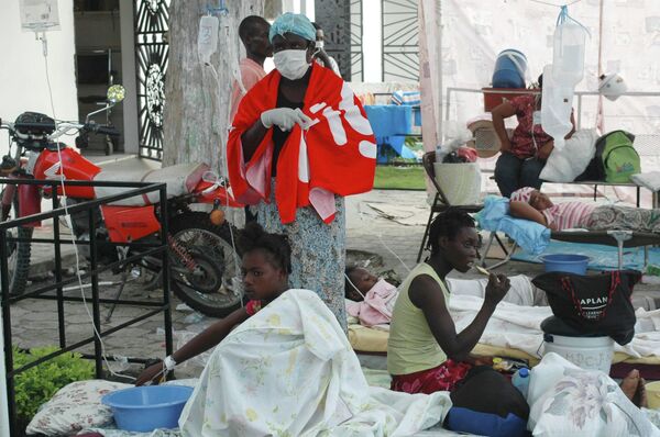 Cholera epidemic hits Haitian capital - Sputnik International