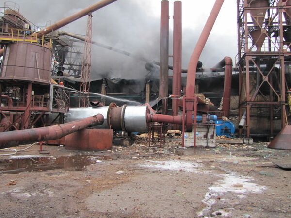 Plywood factory blast in Belarus  - Sputnik International