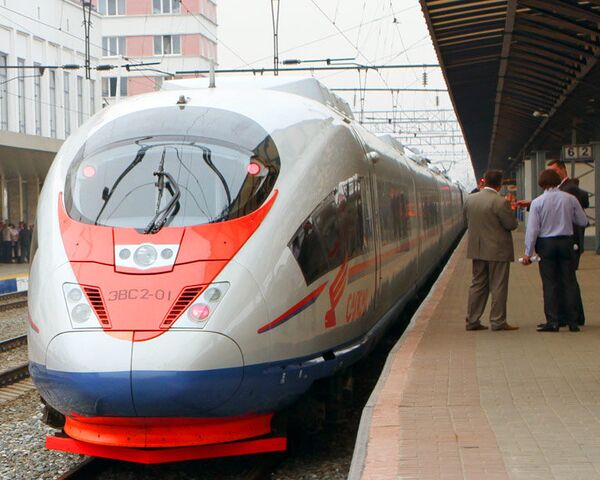 The Sapsan high-speed train - Sputnik International