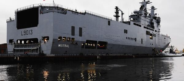 Russia and France signed the €1.2 billion ($1.5 billion) deal for the two Mistral-class ships in June 2011. Russia and France signed the €1.2 billion ($1.5 billion) deal for the two Mistral-class ships in June 2011. - Sputnik International