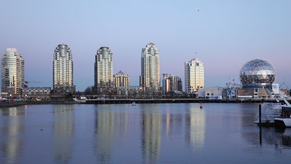 Olympic Village and Russia House in Vancouver. Archive - Sputnik International