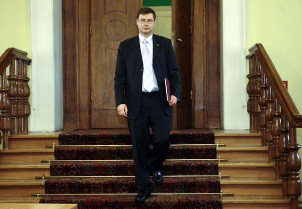 Latvia's parliament on Wednesday approved Dombrovskis' new government. - Sputnik International