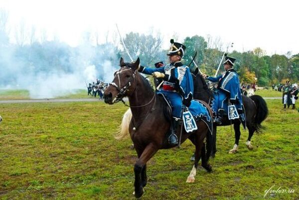 Reenactment of Napoleon’s famous defeat at the Battle of the Nations - Sputnik International