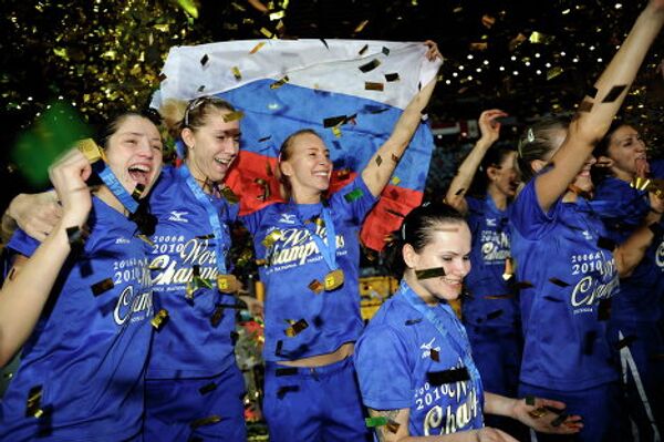 Russian team wins FIVB Women’s World Volleyball Championship  - Sputnik International
