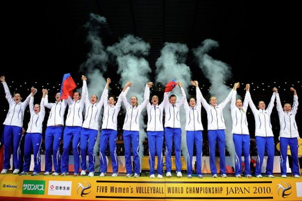 Russian team wins FIVB Women’s World Volleyball Championship  - Sputnik International