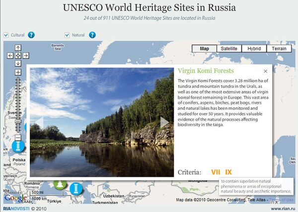 UNESCO World Heritage Sites in Russia - Sputnik International