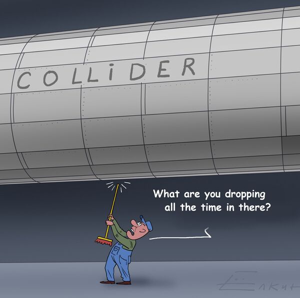 Collider is again in trouble  - Sputnik International