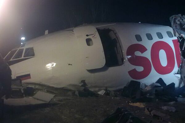 Reserve plane with passengers of crashed Dagestan-bound jet flies to destination - Sputnik International