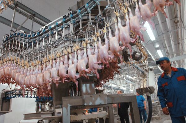 On January 1, Russia introduced new sanitary standards, banning the treatment of meat with chlorine of a higher concentration than in drinking water. - Sputnik International