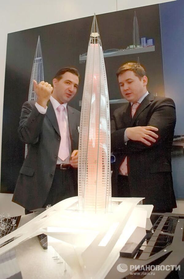 St. Petersburg governor relocates controversial Okhta Center skyscraper - Sputnik International