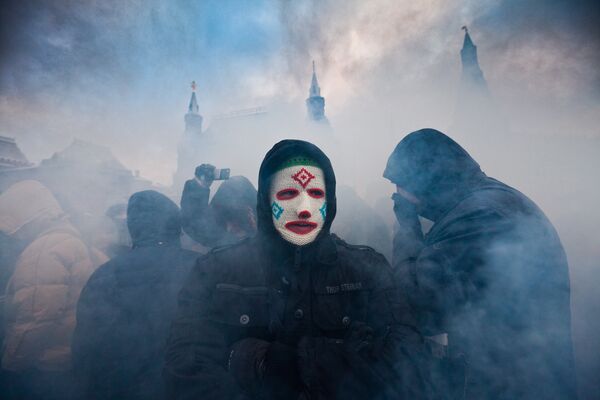 Riot on Manezhnaya Square after Yegor Sviridov's death - Sputnik International