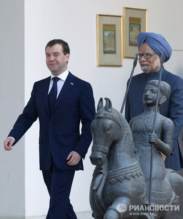 Dmitry Medvedev's official visit to India Dmitry Medvedev's official visit to India - Sputnik International