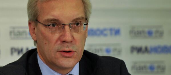 News conference with Russian Deputy Foreign Minister Alexander Grushko - Sputnik International